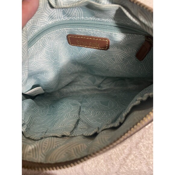 The Sak Crossbody Purse.  Metallic Copper Color. 2 Front Zippers. Top Zip - Picture 6 of 14